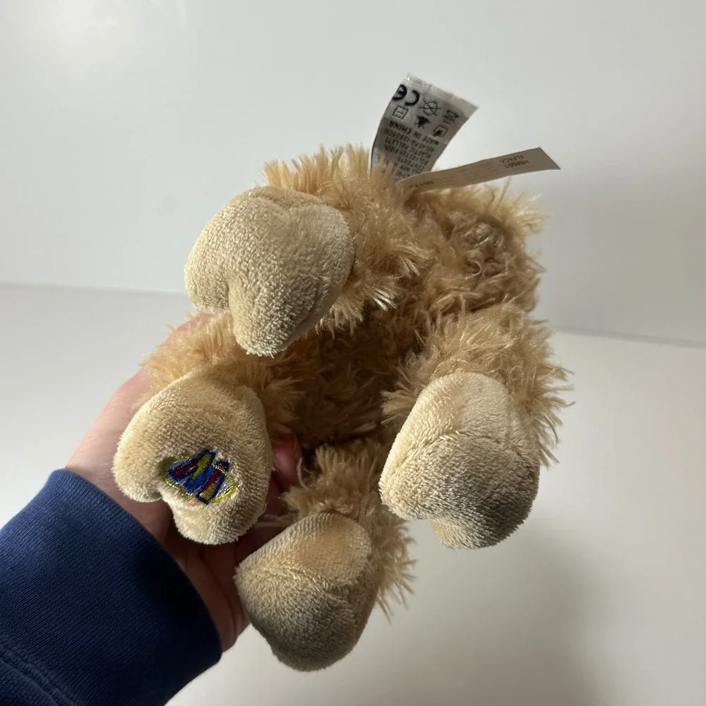 Ganz Webkinz Alpaca Plush Stuffed Animal Tan Shaggy HM661 No Code